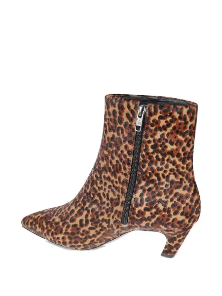 Botine Ash cu imagine cu model leopard maro