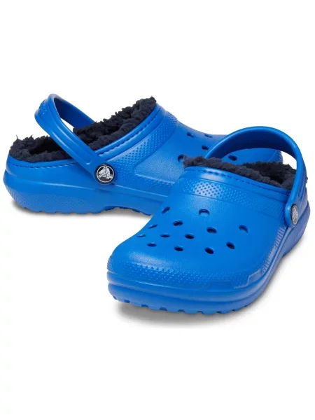 Chodaki Dla Dzieci Crocs Classic Lined Clog. niebieskie