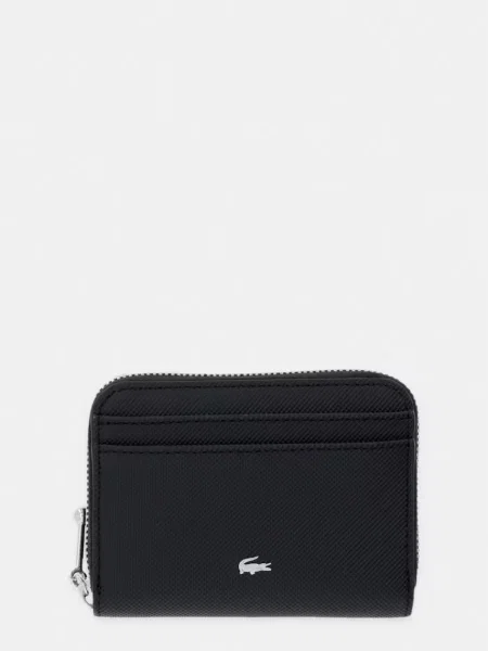Lacoste portofel cu imitație de piele negru