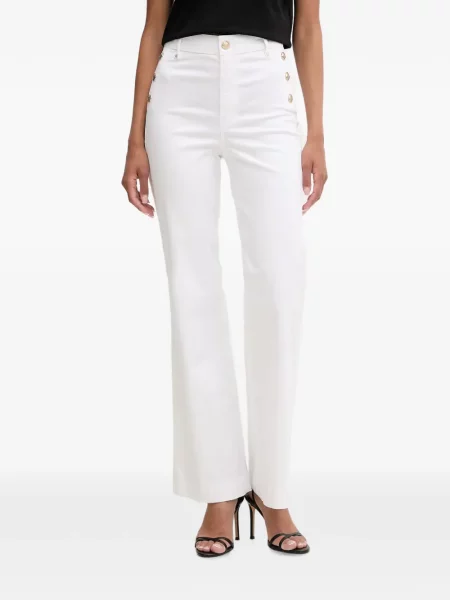 Pantaloni chino Guess alb