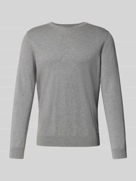 Sweter z dzianiny o kroju regular fit z czystej bawełny model ‘BERG’ Selected Homme
