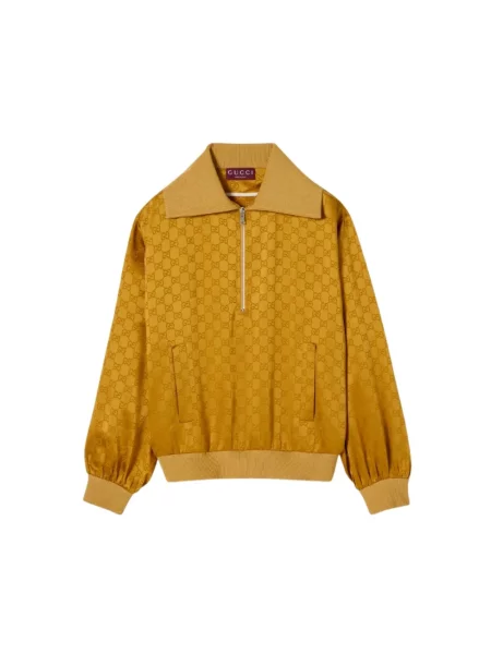 Sweter Gucci żakardowy żółty