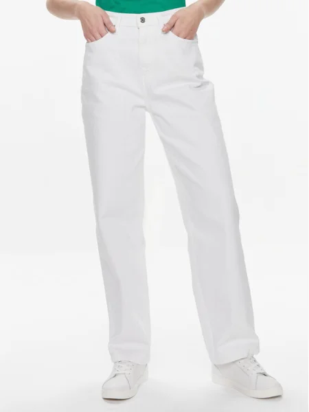Tommy Hilfiger Blugi Straight Fit alb