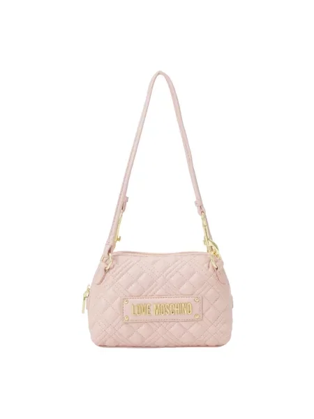 Torebka Love Moschino pikowana różowa