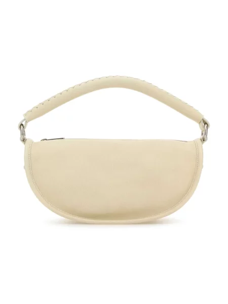 Torebka Burberry skórzana biała