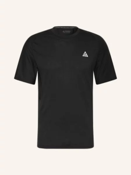 Nike Koszulka Acg Solar Chase Z Mieszanki Materiałów schwarz biała