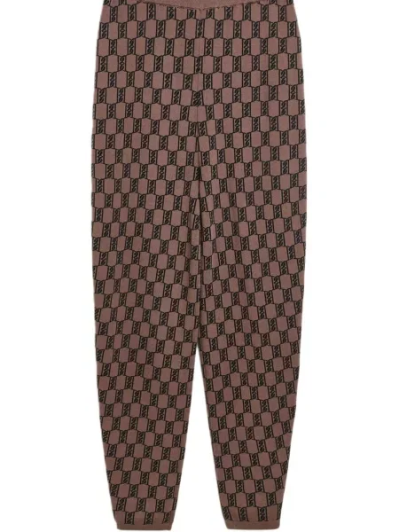 Pantaloni de trening By Malene Birger tricotate maro