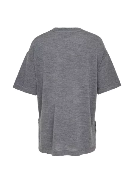 Scurt tricou Sofie D'hoore cu decolteu rotund gri