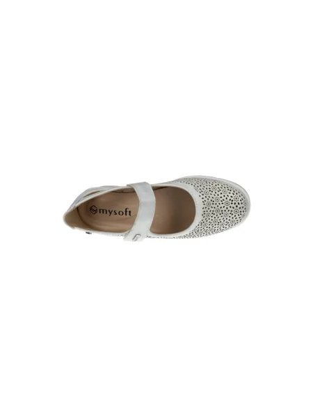 Pantofi Mysoft argintiu
