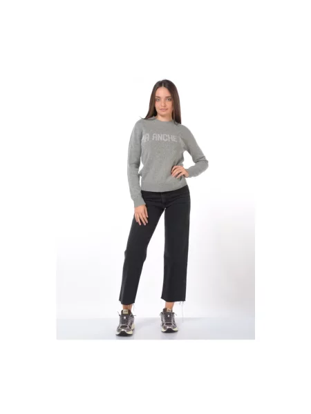 Sweter Mc2 Saint Barth wełniany szary