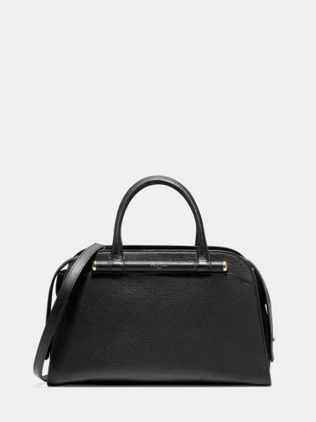 Кожаная сумка Cole Haan черная