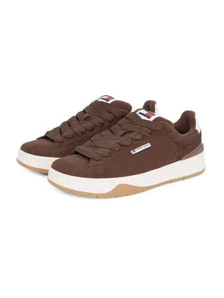 Sneakerși Tommy Jeans alb