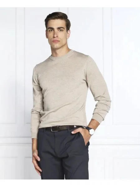 Oscar Jacobson de lână pulover custer bej