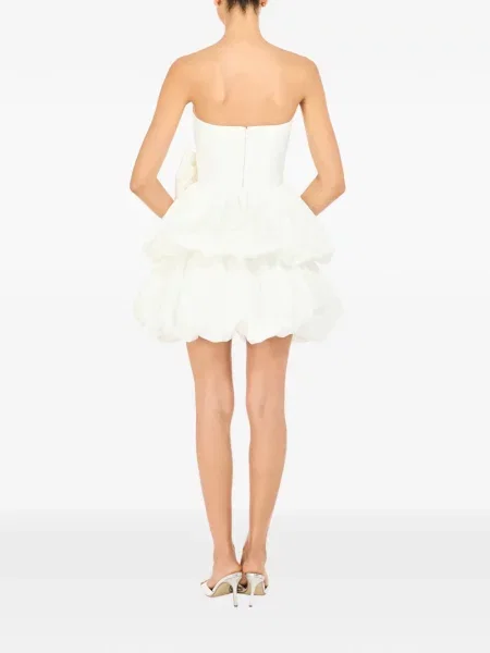 Rochie mini Jenny Packham cu funde de costum alb
