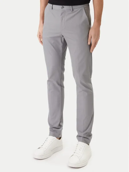 BOSS Pantaloni chino Argintiu
