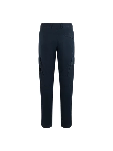 Spodnie cargo Stone Island z kamieniami niebieskie