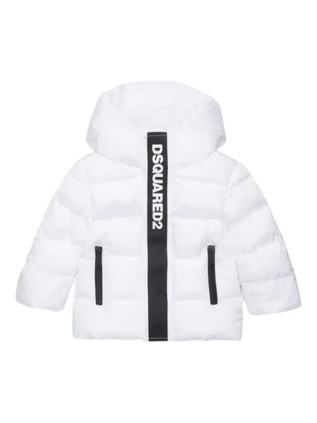 Kurtka dziecięca Dsquared2 biała