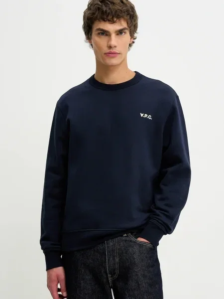 Dukserica A.P.C. Boxy Petit Vpc plava