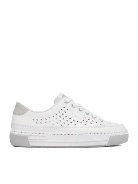 Sneakersy Rieker biela