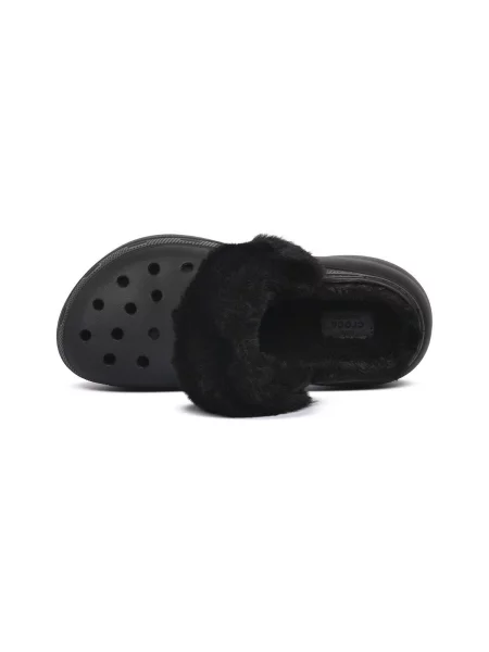 Platform talpú klasszikus félcipő Crocs fekete