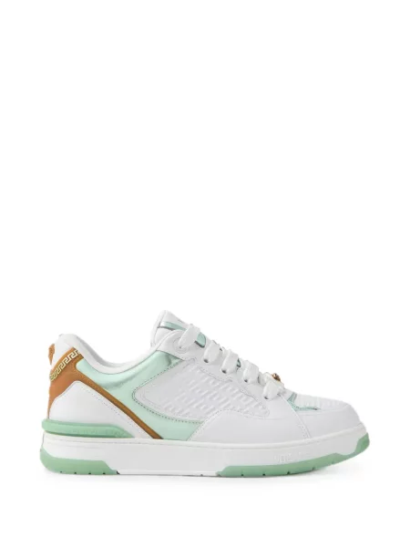 Sneakerși Versace din piele alb