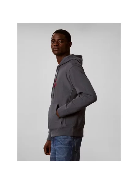 Froté mikina Calvin Klein Jeans sivá