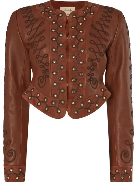 Geanta de piele Temperley London maro