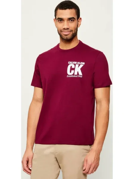 Tricou Calvin Klein bordo