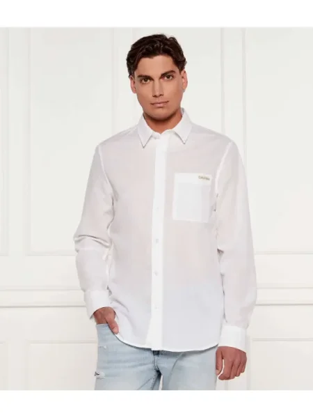 Calvin Klein Jeans De in cămașă | alb