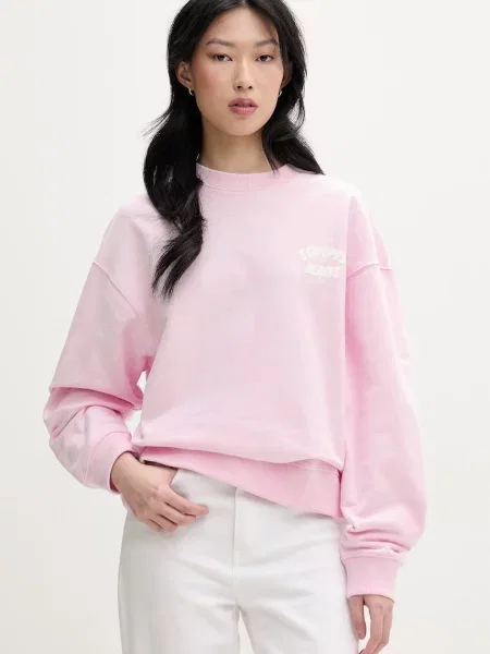 Tommy Jeans hanorac pentru femei din roz