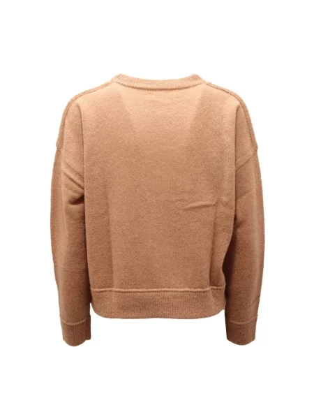 Sweter Sun68 wełniany brązowy