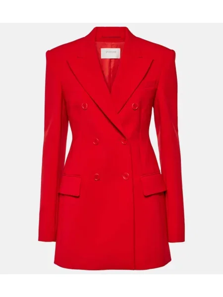 Sacou Sportmax de lână roz