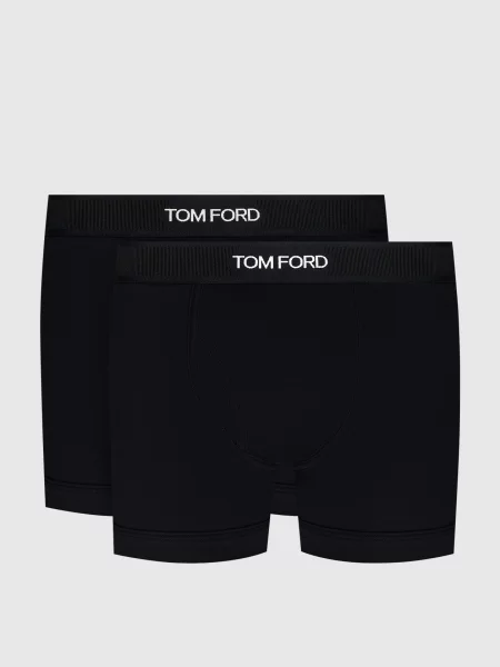 Набір чорних трусів-боксерів з логотипом Tom Ford чорні