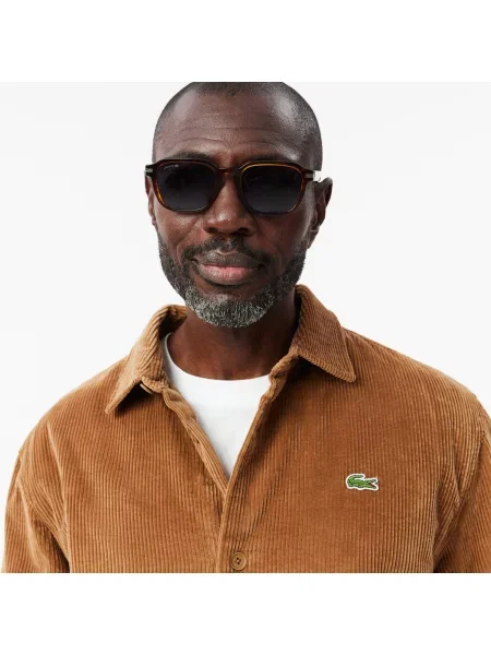 Рубашка Lacoste коричневая