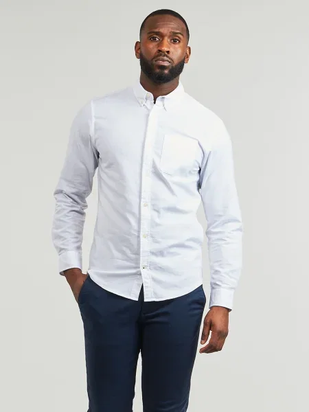 Košeľa Jack & Jones biela