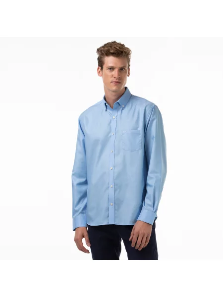 Рубашка Lacoste синяя