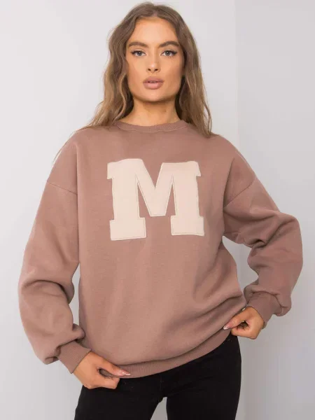Hanorac cu glugă Fashionhunters maro