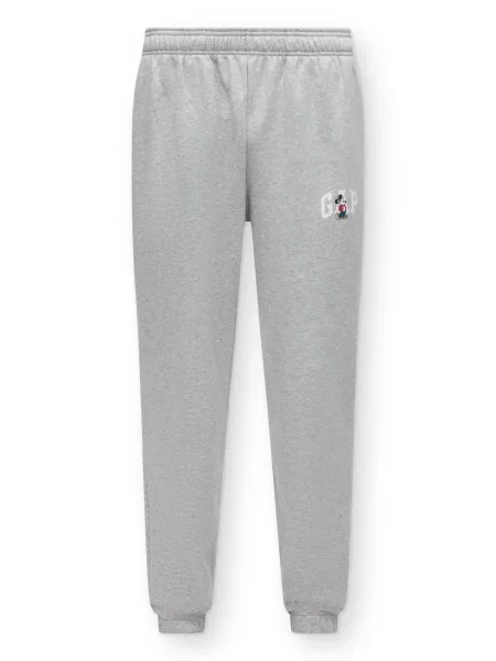 GAP Pantaloni Gap × Disney Mickey Mouse albastru / gri amestecat / negru alb