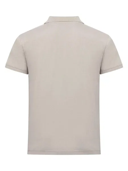Clique Classic Lincoln S/S koszulka polo z bawełny nowoczesny krój – Stone beżowa