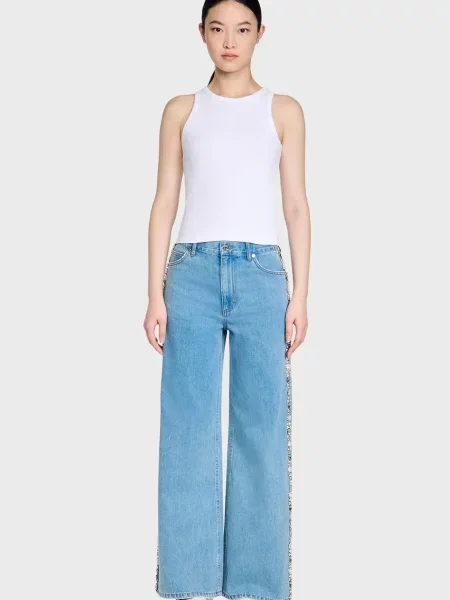 Джинси Sandro блакитні