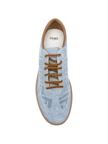 Sneakersy dziecięce Fendi niebieskie
