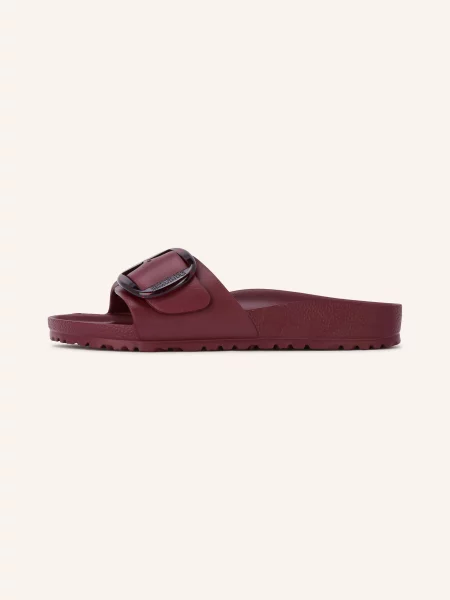 Birkenstock Pantofle Madrid Big Buckle tmavě červená