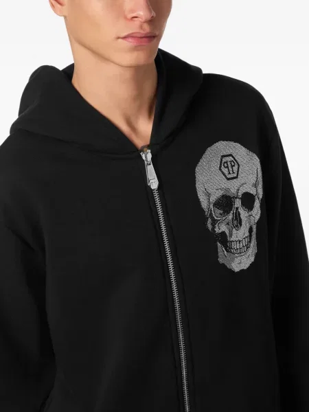 Hoodie Philipp Plein μαύρο