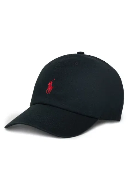Polo Ralph Lauren czapka z daszkiem gładka czarny