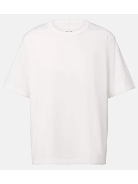 Tricou Rick Owens din jerseu alb