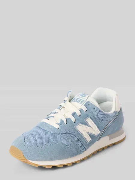 Sneakersy z mieszanki skóry model New Balance białe