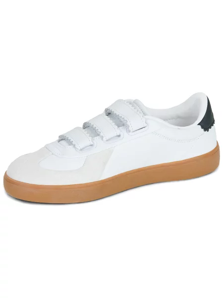 Pantofi Lacoste cu bretele alb