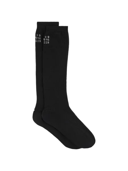 Șosete Mm6 Maison Margiela tricotate negru
