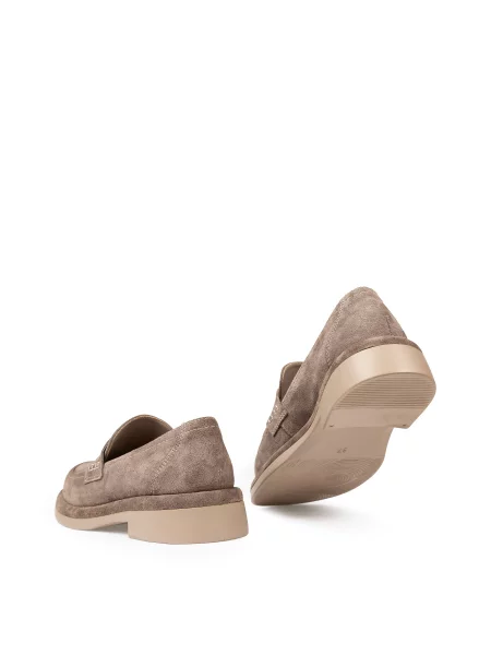 Замшеві Лофери Alex Bell бежевий