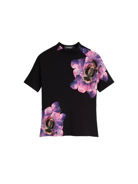 Desigual Tricou mai multe culori negru